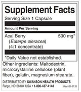 Berry acai 500 mg - 120 capsules