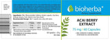Extrait de baies d'açai 75 mg - 60 capsules