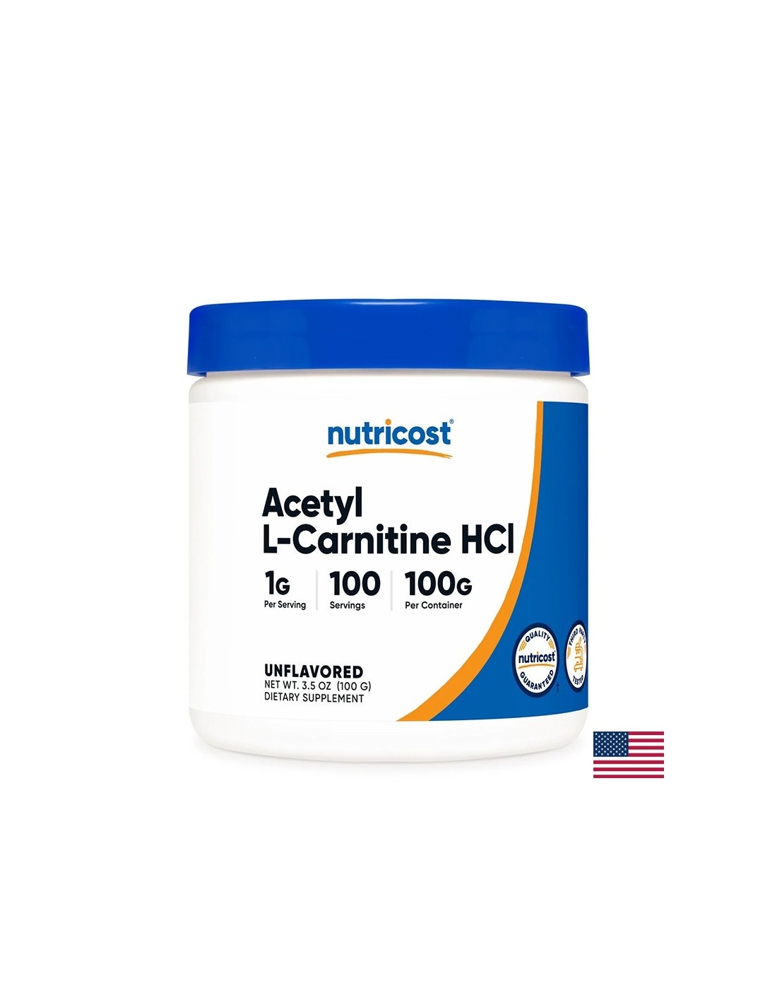 Brûlure des graisses - acétyl-l-carnitine, 100 g de poudre