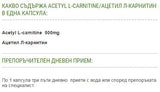 Acétyl L-carnitine - 60 capsules