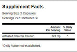 Charbon activé 260 mg - 120 capsules