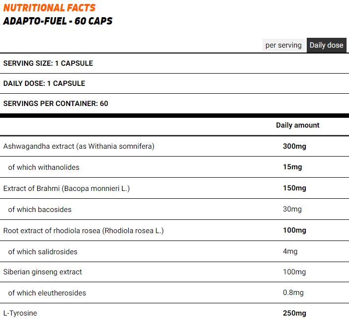 Adapto-Fuel - 60 capsules
