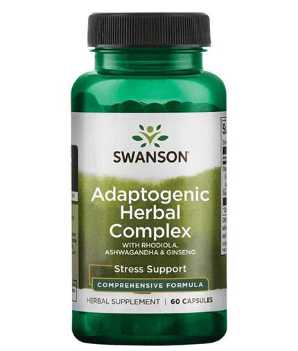 Complexe de plantes adaptogènes | avec rhodiola ashwagandha ginseng - 60 capsules