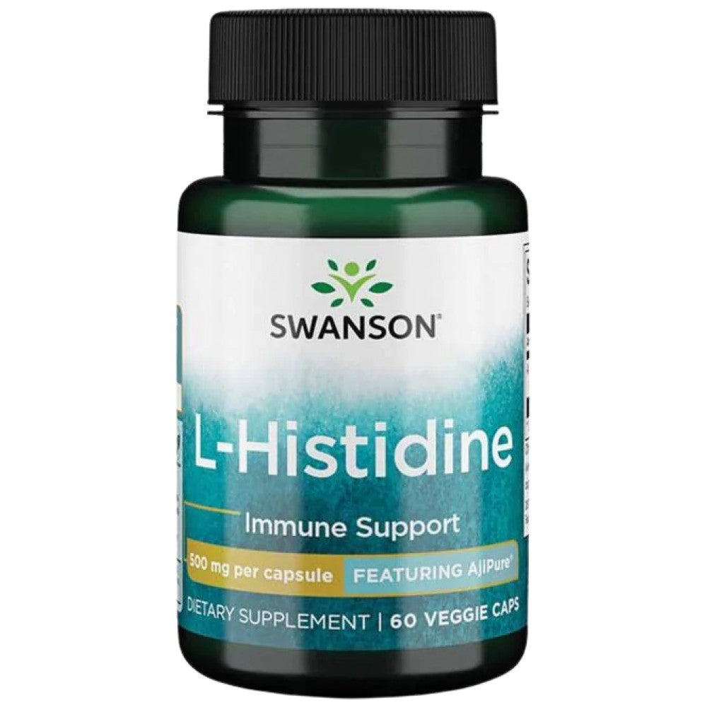 Ajipure l-histidine 500 mg 60 capsules