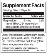 Albion® chélé du magnésium glycinate 133 mg - 90 capsules