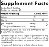 Algues DHA 500 mg - 60 capsules de gel