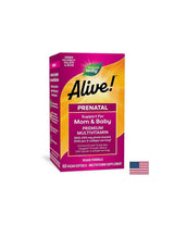 <tc>Alive</tc>! Multivitamines prénatales complètes | Formule premium - 60 capsules