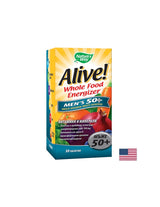 <tc>Alive</tc> Multivitamines pour hommes de 50 ans et plus, 30 comprimés Nature's Way