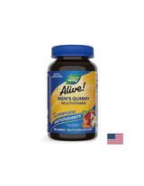 <tc>Alive</tc>! Gomme multivitaminée complète pour hommes / <tc>Alive</tc>! Nature's Way Multivitamines pour hommes, 60 gélules