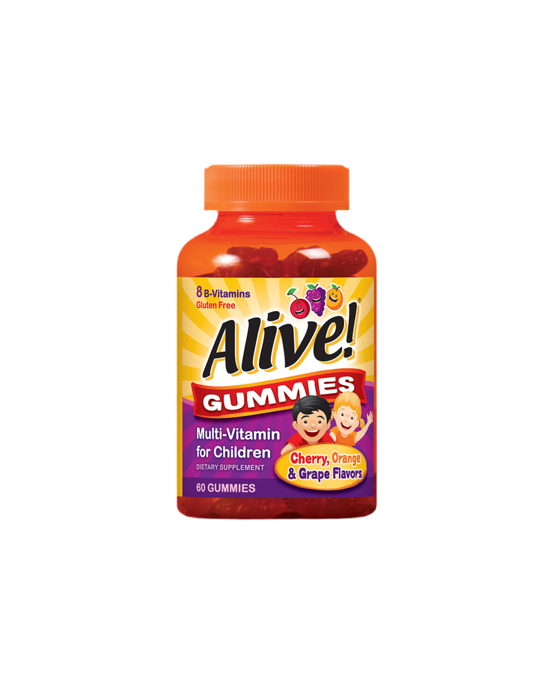 <tc>Alive</tc>! Gummies multivitaminés pour enfants / <tc>Alive</tc>! Multivitamines pour enfants x 60 comprimés de gel Nature's Way