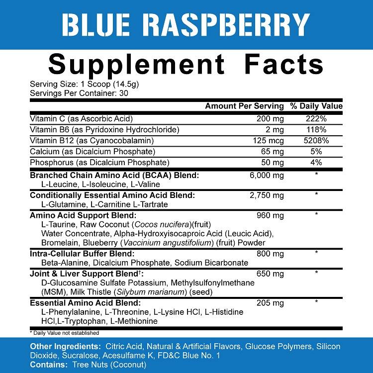 Toute la journée, vous pouvez | Drink de récupération BCAA - 450 grammes