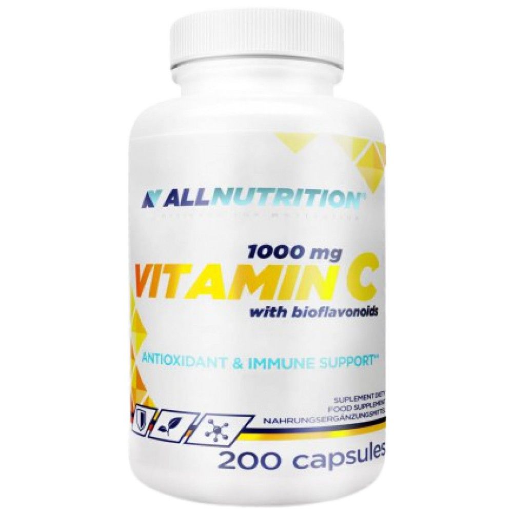 Vitamine C 1000 mg | avec des bioflavonoïdes - 200 capsules