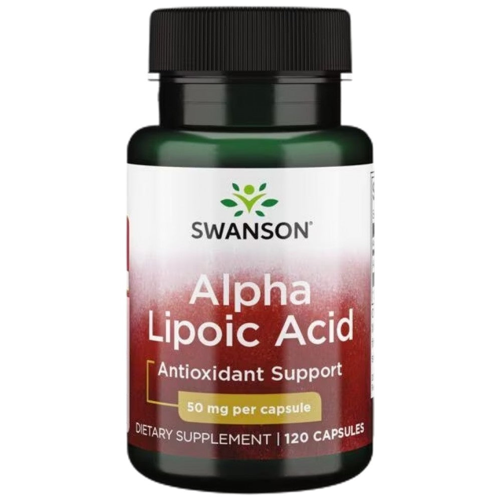 Acide lipoïque alpha 50 mg - 120 capsules