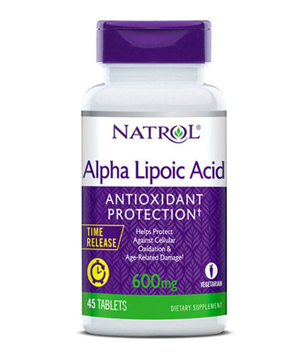 Alide alpha lipoïque/Libération de temps/600 mg./45 onglets.