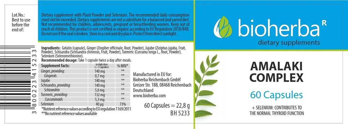 Complexe Amalaki - 60 capsules