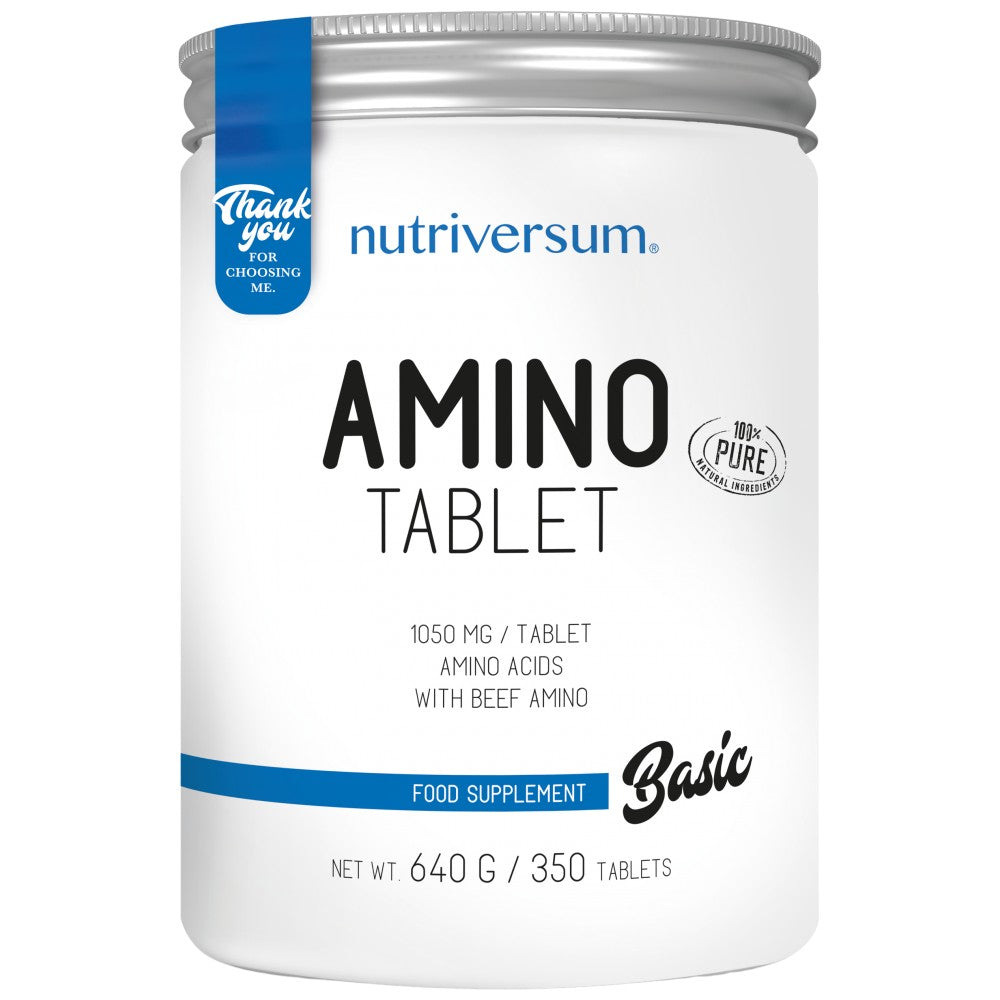 Tablette amino | de la protéine de lactosérum et de bœuf - 350 comprimés