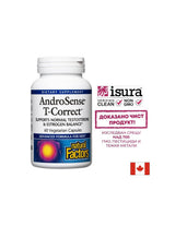Androsense ™ T-Correct/Testostérone & Oestrogen Balance Formule X 60 Capsules