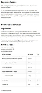 Contrôle de l'appétit 60 capsules