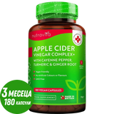 Vinaigre de cidre de pomme 1000 mg /180 capsules, 90 doses/ <tc>Nutravita</tc>