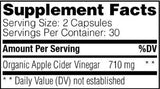 Vinaigre de cidre de pomme - 120 capsules