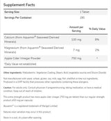 Vinegre de cidre de pomme 750 mg | Extra Strength - 180 comprimés