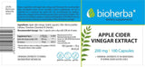 Extrait de vinaigre de cidre de pomme 200 mg - 100 capsules
