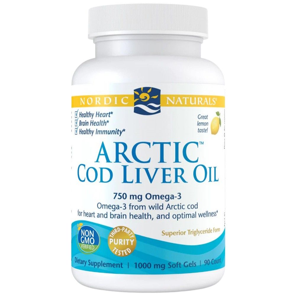 Huile de foie de morue arctique 750 mg - 90 capsules de gel