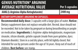 Arginine akg - 90 capsules