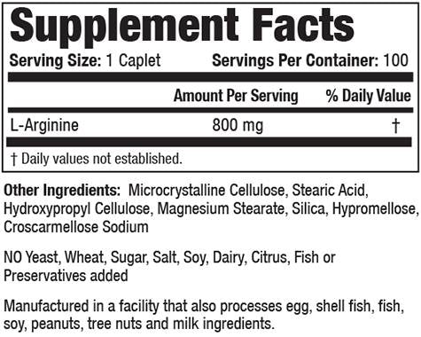 Arginine Supreme - 100 comprimés
