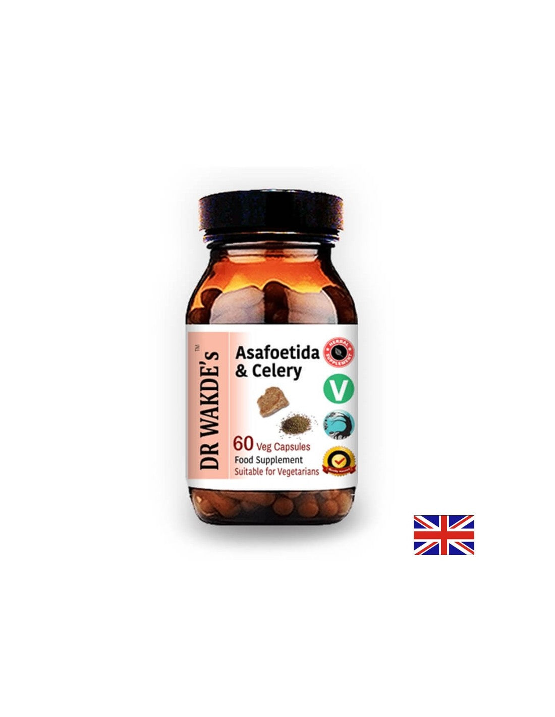 Asafoetida et céleri - apaise le système digestif et nerveux, 60 capsules