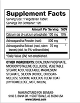 Ashwagandha 572 mg/120 onglets