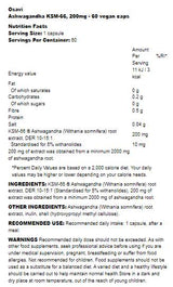 Ashwagandha KSM-66® 200 mg - 120 capsules