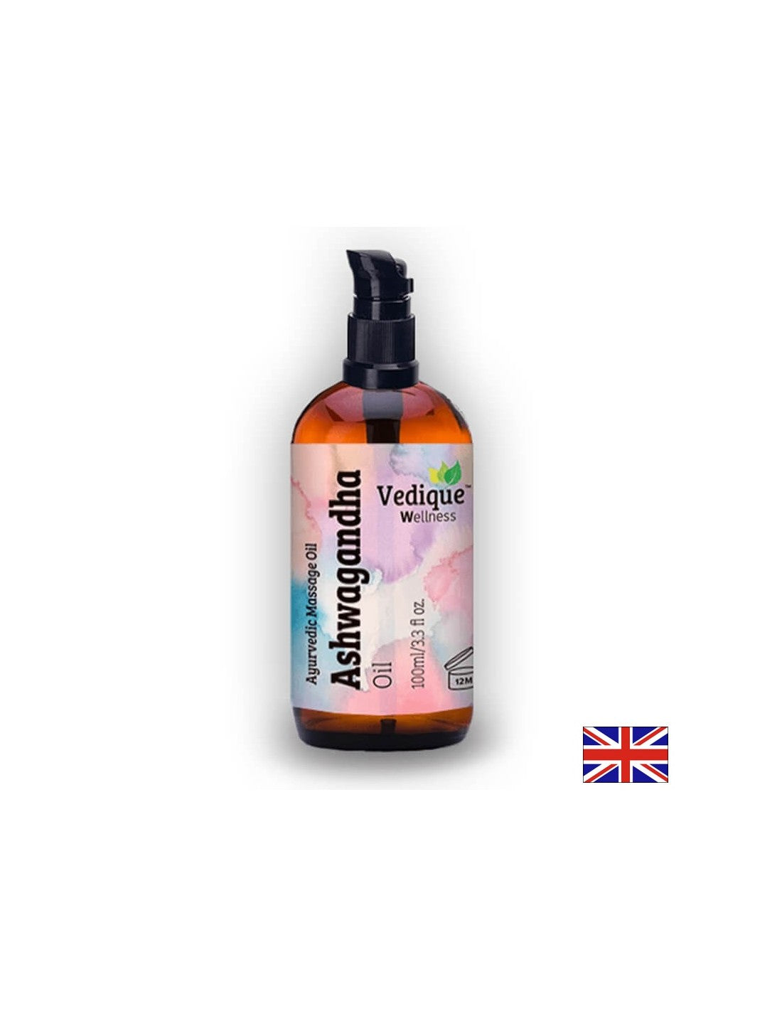 L'huile de massage Ashwagandha (Ashwaganha) - détend les muscles et dynamise, 100 ml