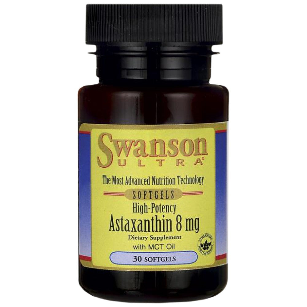 Astaxanthine 8 mg 30 capsules de gel