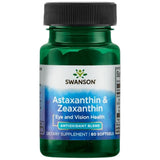Astaxanthine et zéaxanthine 60 capsules de gel