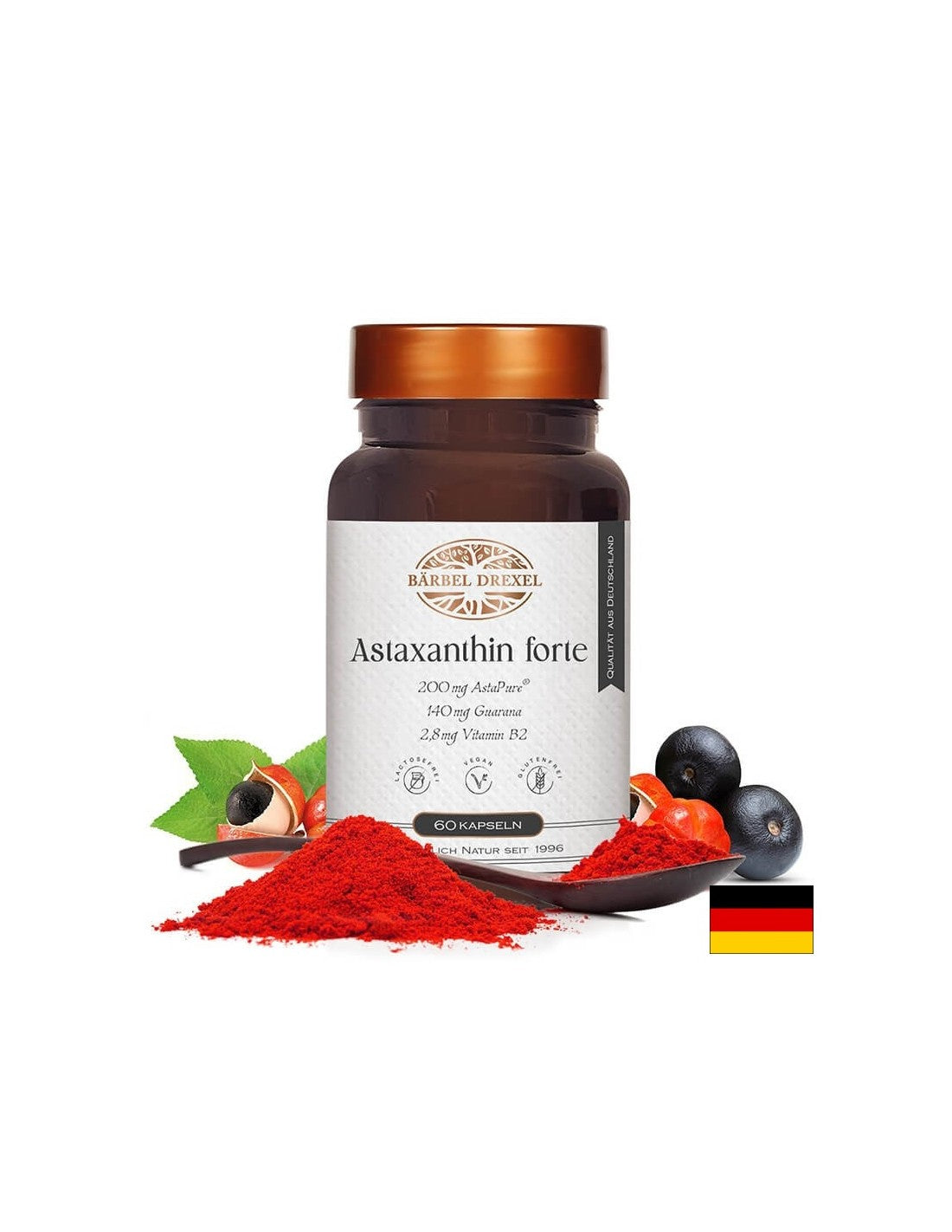 Astaxanthine forte - Astaxanthine Forte - soutien oculaire et neuroprotection, 60 capsules <tc>Bärbel Drexel</tc>