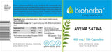 Avena sativa 200 mg - 100 capsules