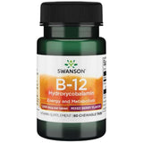 B-12 Hydroxycobalamin 1000 mcg 60 comprimés à croquer