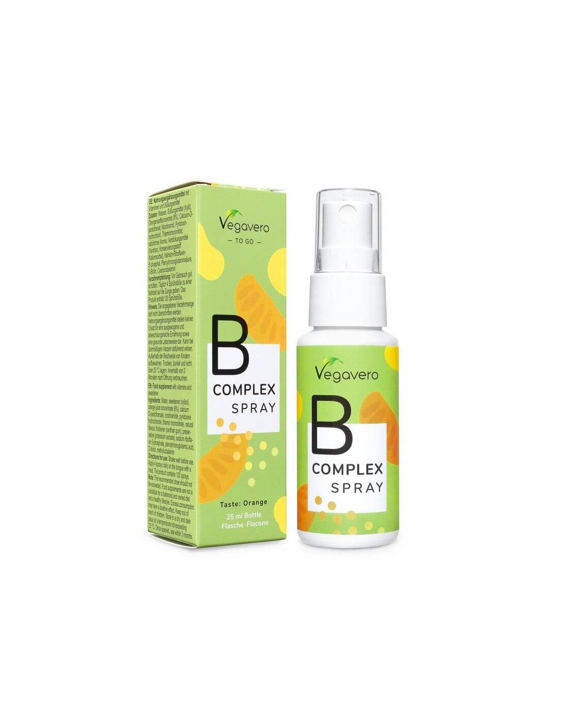 Complexe B/ Complexe de vitamines B/ Spray buccal, 25 ml, 100 % végétalien <tc>Vegavero</tc>