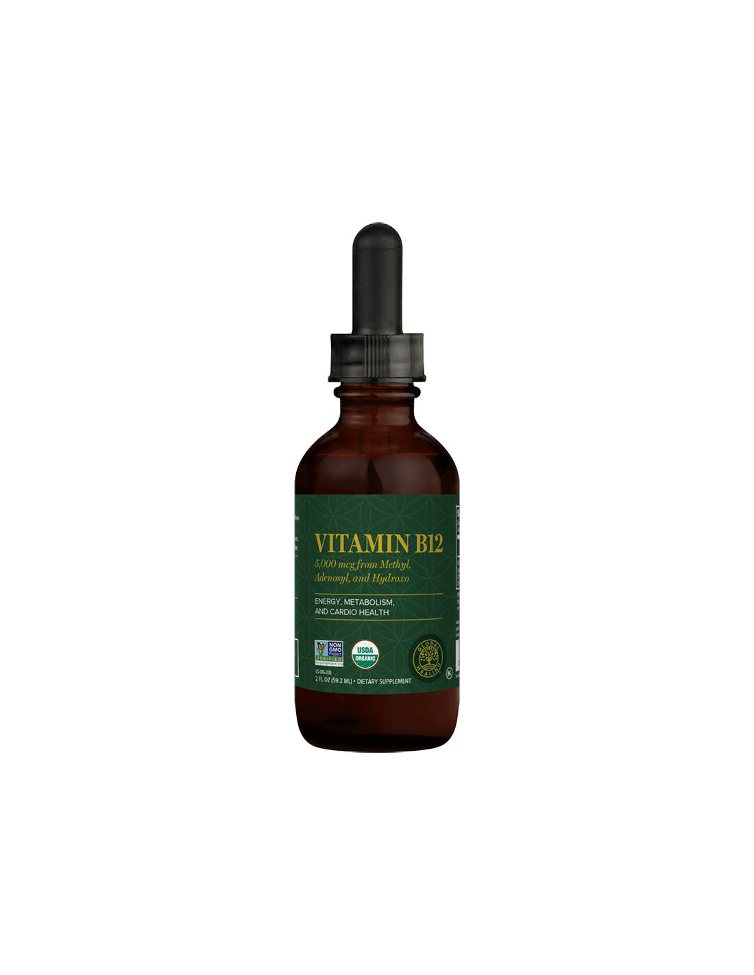 Système nerveux - Vitamine B12, 5000 µg, 29,6 ml de gouttes