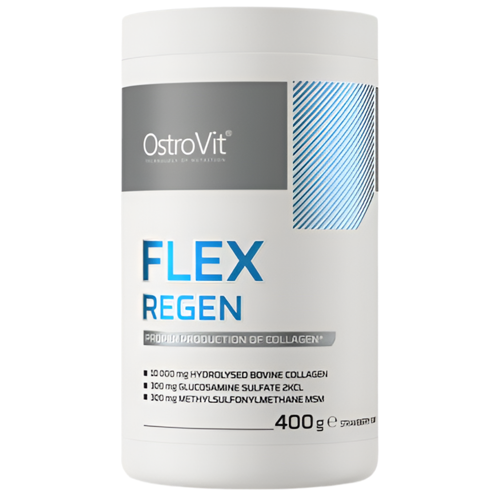 Flex Regen | Collagène + glucosamine, chondroïtine, MSM, acide hyaluronique 400 grammes