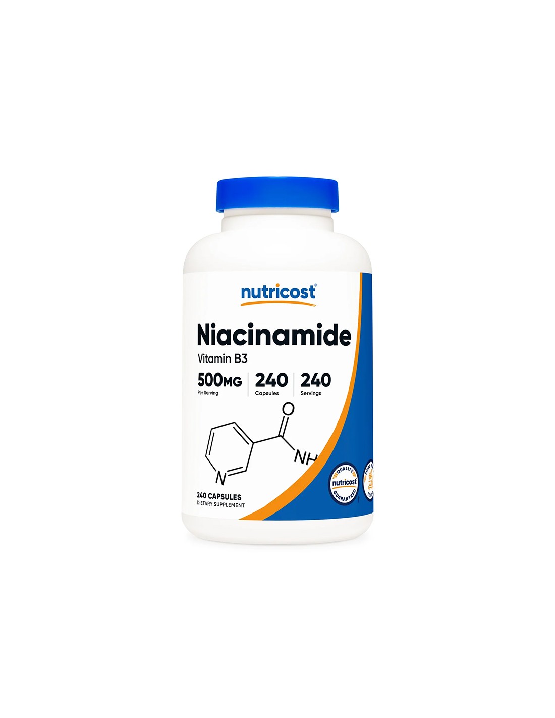 Système cardiovasculaire et nerveux - niacinamide (vitamine B3), 240 capsules