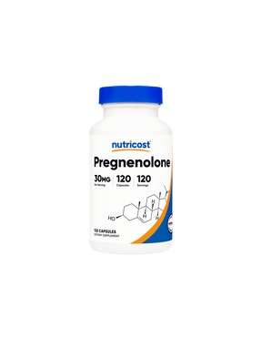 Brain Function - Pregnenolone (Pregnenolone), 30 mg x 120 capsules Nutricost - Nutra Best Europe