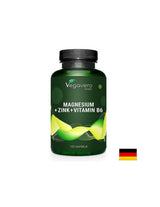 Pour les sports actifs - zinc + magnésium + vitamine B6 - ZMA, 120 capsules