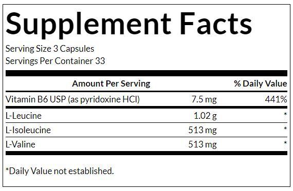 BCAA - 100 capsules