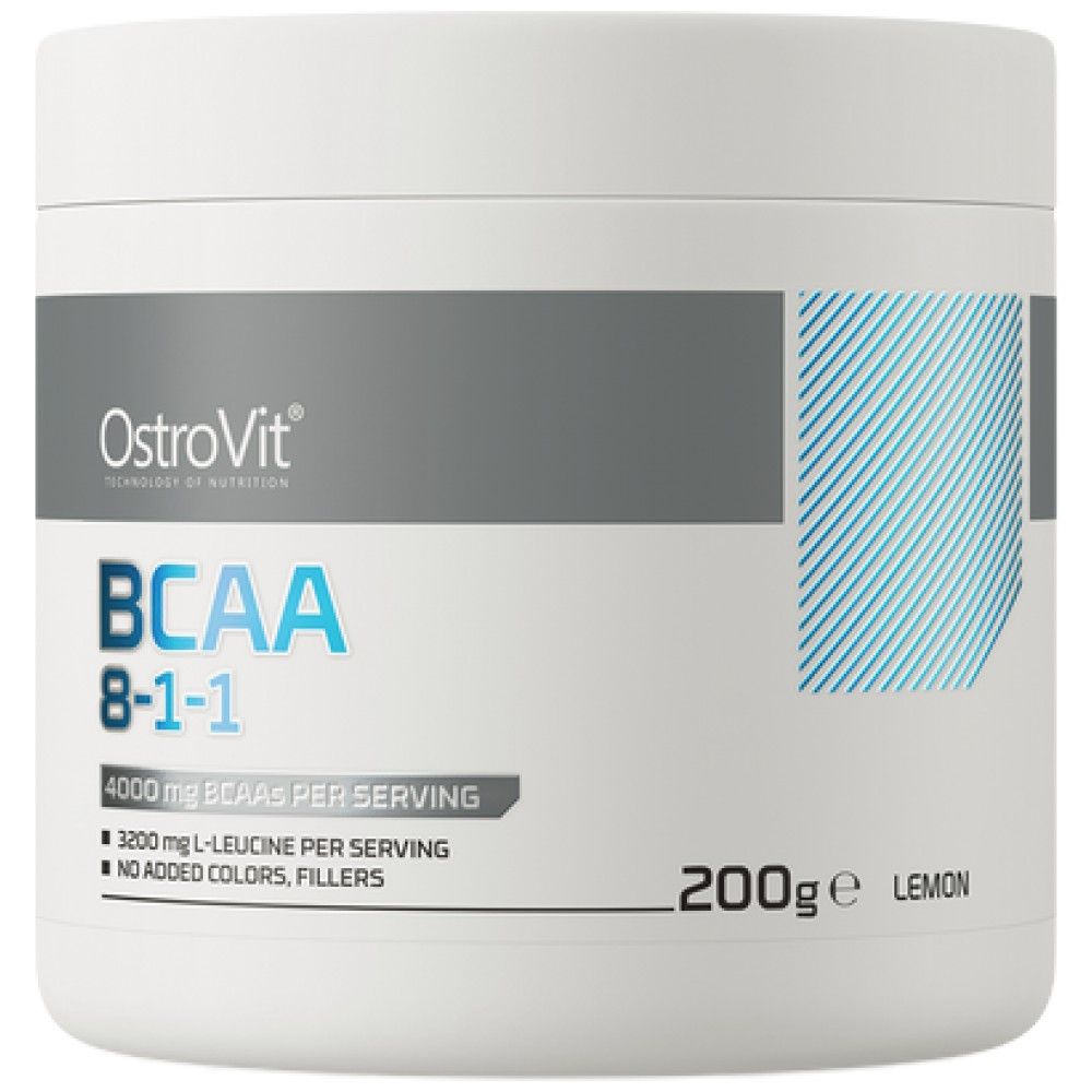 BCAA 8: 1: 1 poudre - 200 grammes