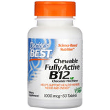 MEILLEUR CHAWable entièrement actif B12/méthylcobalamine 1000 mcg - 60 comprimés à croquer