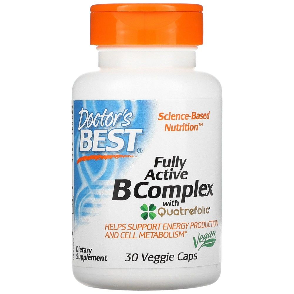 Meilleur complexe B entièrement actif | avec quatrefolic® - 30 capsules