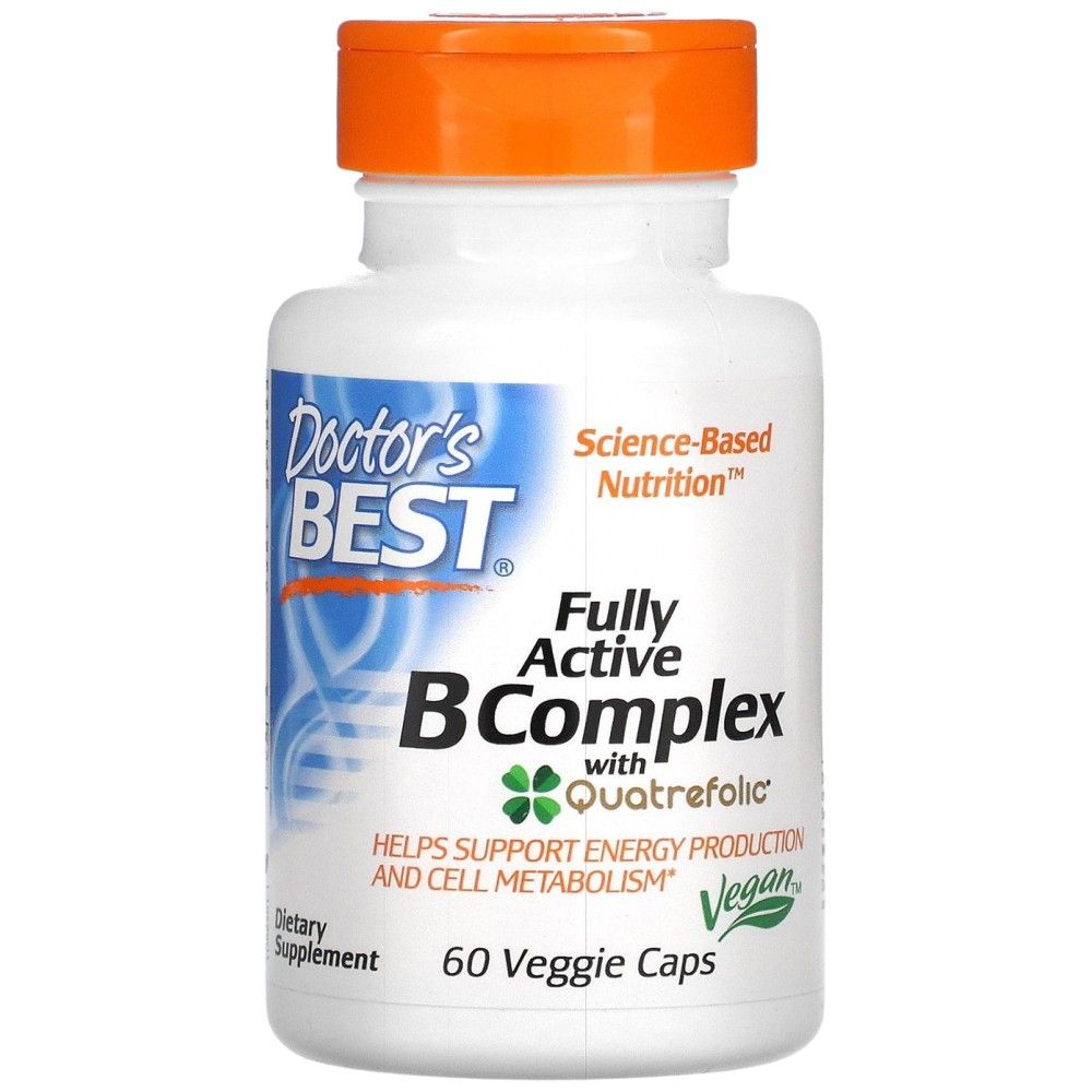 Meilleur complexe B entièrement actif | avec Quatrefolic® - 60 capsules