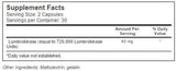 Meilleure lumbrokinase 20 mg - 60 capsules
